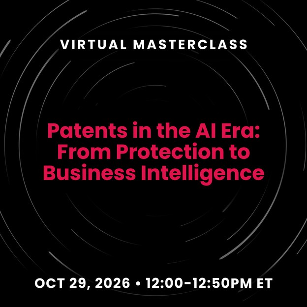 Cover graphic for Patents in the AI Era: How To protect Your Business Intelligence.